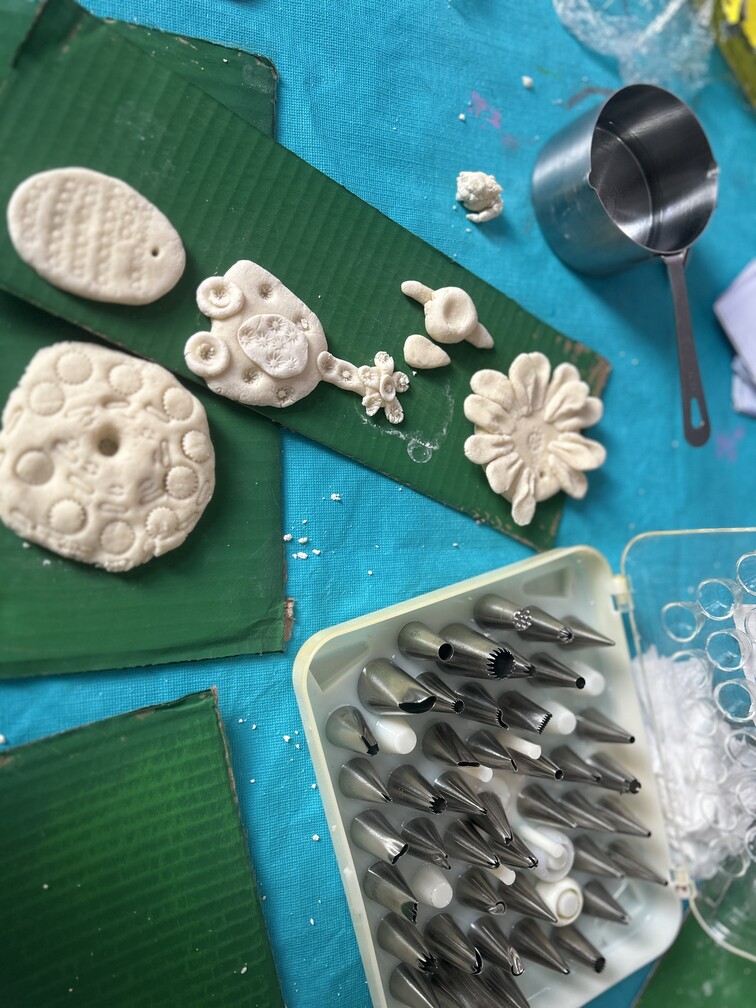 icing tip textures & baker's clay