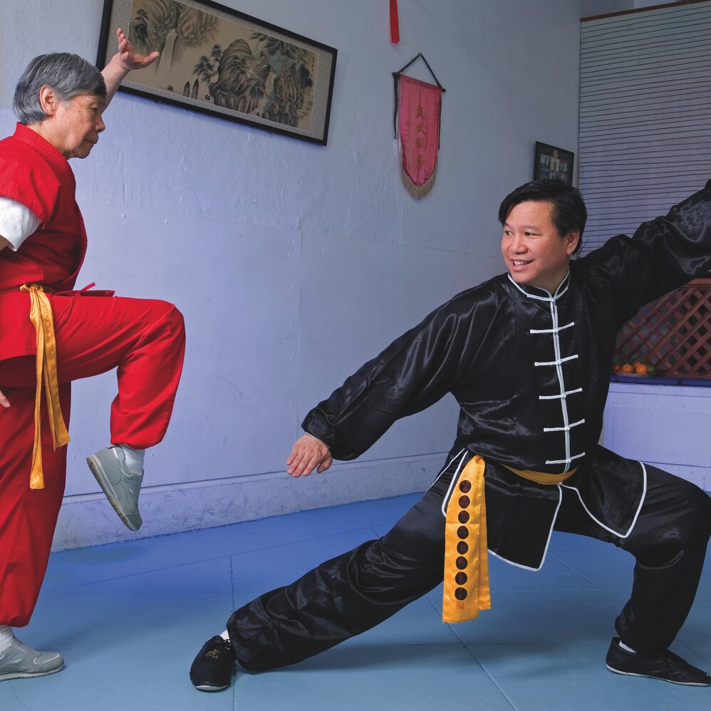 37 Kung Fu with Sifu EY Lee & his disciple Sifu Young Wong